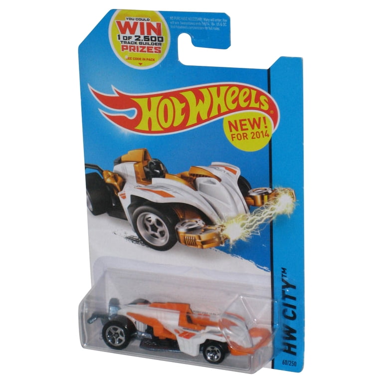 Hot Wheels HW City (2014) Orange & White Wattzup Toy Car 60/250
