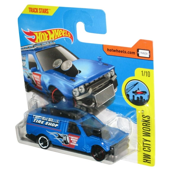 Hot Wheels HW City Works 1/10 (2017) Blue Time Shifter Toy Car - (Short Card)