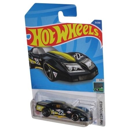 Hot Wheels HW Contoured 1/5 (2021) Black '76 Greenwood Corvette Toy Car 21/250