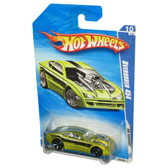 Hot Wheels HW Designs '09 Green Overbored 454 Toy Car 106/190