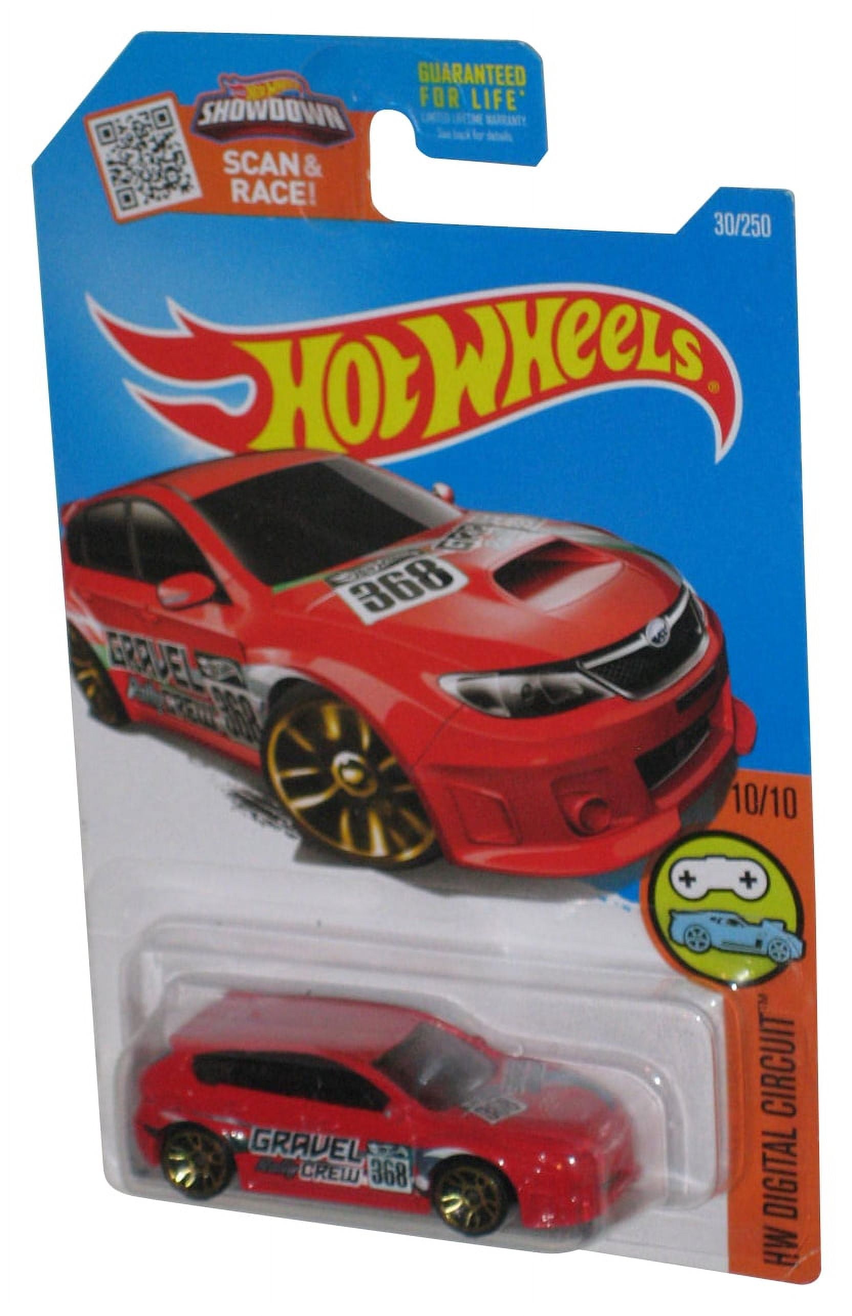Hot Wheels Subaru WRX STI レッド 10/10 Hot Wheels HW Digital Circuit 10/10 (2015) Red Subaru WRX