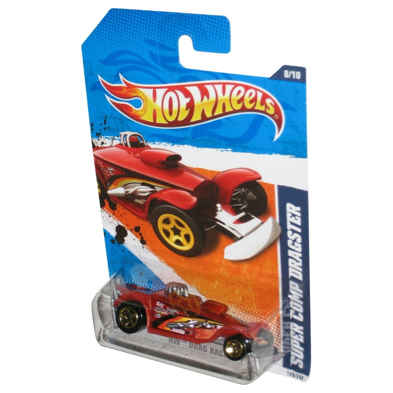 Hot Wheels HW Drag Racers 11 8 10 2010 Red Super Comp Dragster Toy Car 128 244 Walmart