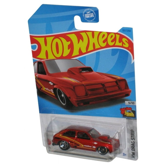 Hot Wheels HW Drag Strip 9/10 (2021) Red '76 Chevy Chevette Toy Car 197/250