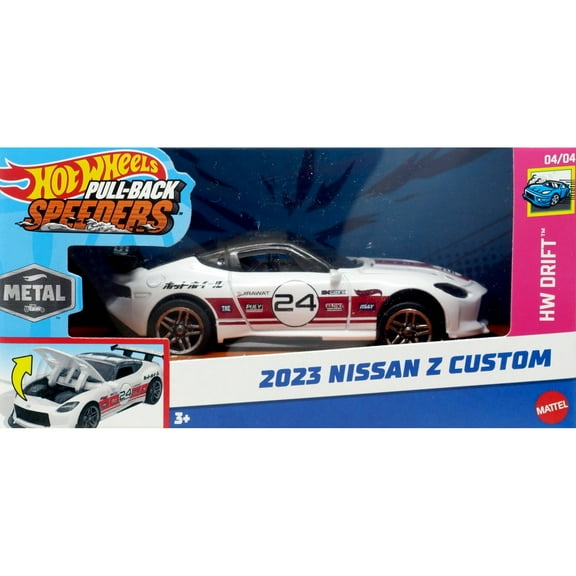 Hot Wheels HW Drift 2023 Nissan Z Custom Diecast Pull-Back Car