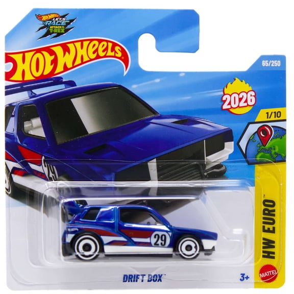 Hot Wheels HW Euro Drift Box Diecast Car