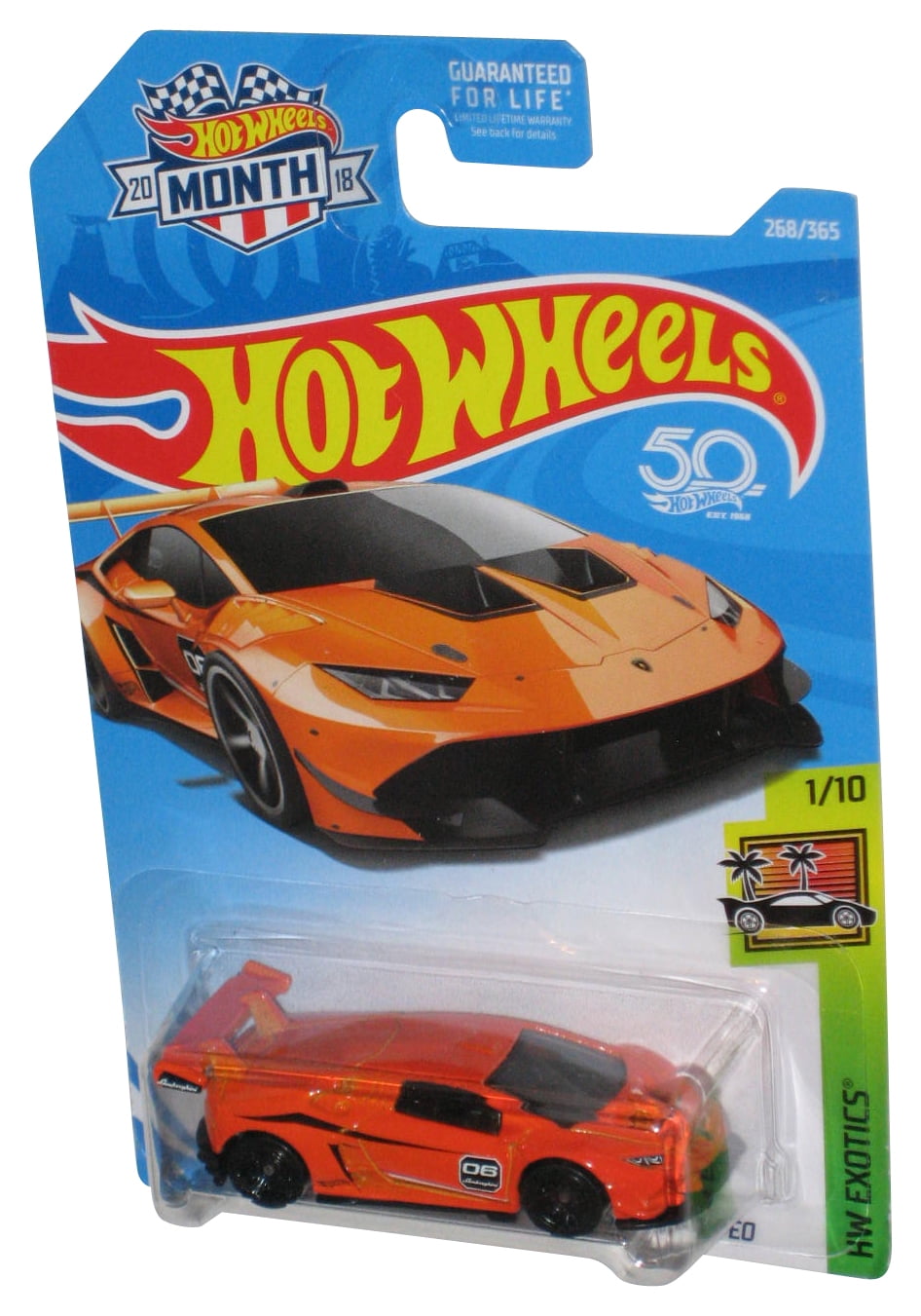 Hot Wheels HW Exotics 1 10 2018 Orange Lamborghini Huracan LP 620 2 Super Trofed Car 268 365 Walmart Business Supplies