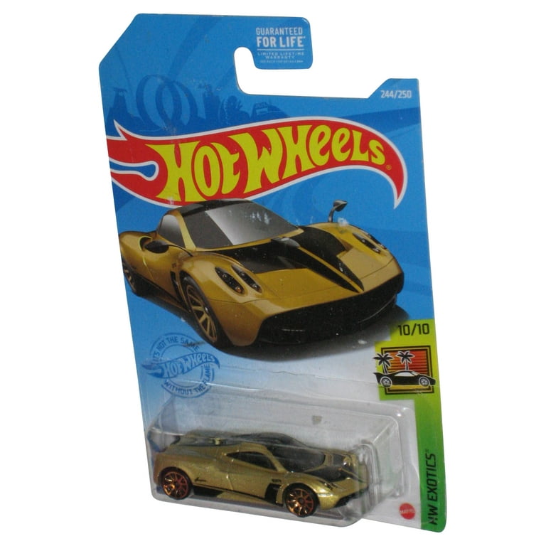 Hot Wheels HW Exotics 10 10 2020 Gold Pagani Huayra Toy Car 244 250 Walmart
