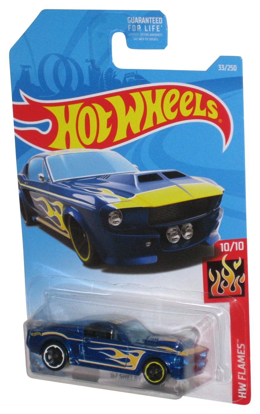 Matel's Hot Wheels HW Flames 10/10 (2017) Blue '67 Ford Mustang