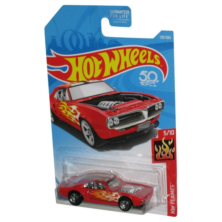 Hot Wheels HW Flames 5/10 (2017) Red Custom '67 Pontiac