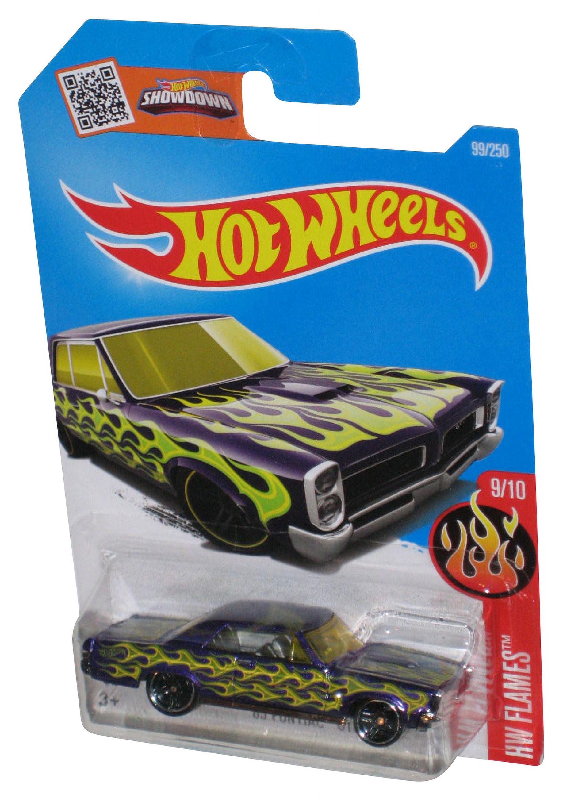 ホットウィール ポンティアックGTO フレイムス リアルライダー Hot Wheels HW Flames 9/10 (2015) Purple '65 Pontiac GTO Car 99/250
