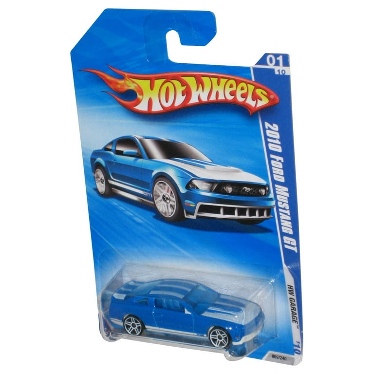 Hot Wheels HW Garage '10 Blue 2010 Ford Mustang GT Car 069
