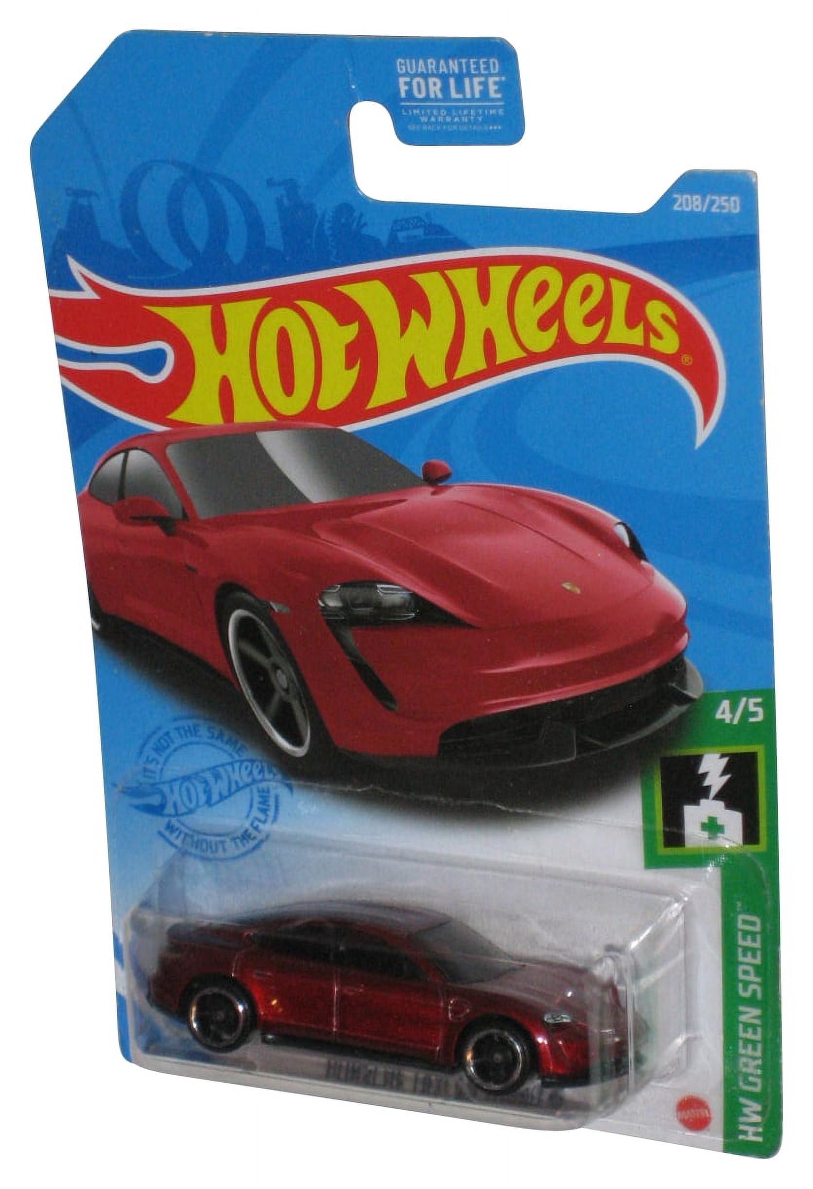Hot Wheels HW Green Speed 4/5 (2020) Red Porsche Taycan Turbo S