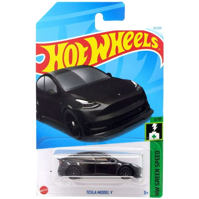 Hot Wheels HW Green Speed Tesla Model Y Diecast Car