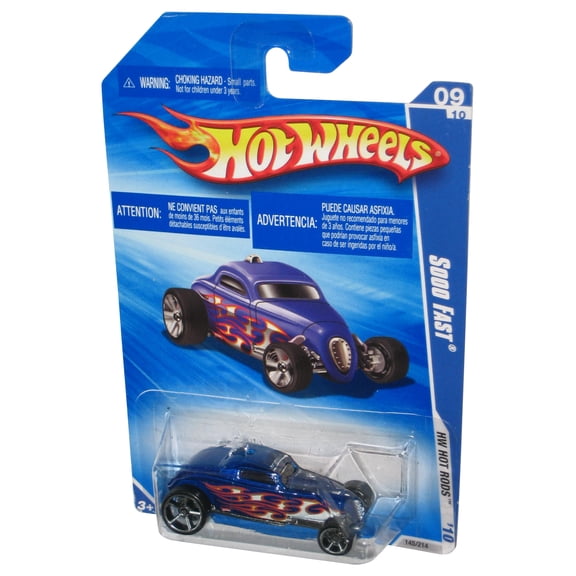 Hot Wheels HW Hot Rods '10 09/10 Blue Sooo Fast Toy Car 145/214