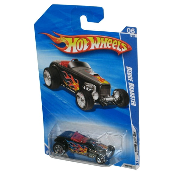 Hot Wheels HW Hot Rods '10 Black Deuce Roadster Toy Car 144/240