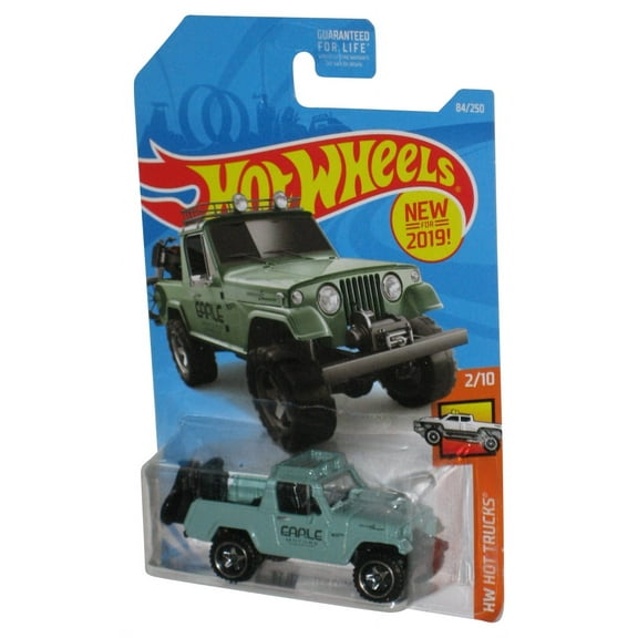 Hot Wheels HW Hot Trucks 2/10 (2019) Green '67 Jeepster Commando Car 84/250