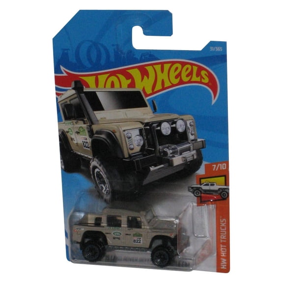 Hot Wheels HW How Trucks 7/10 (2017) '15 Land Rover Defender Double Cab Toy Car 31/365