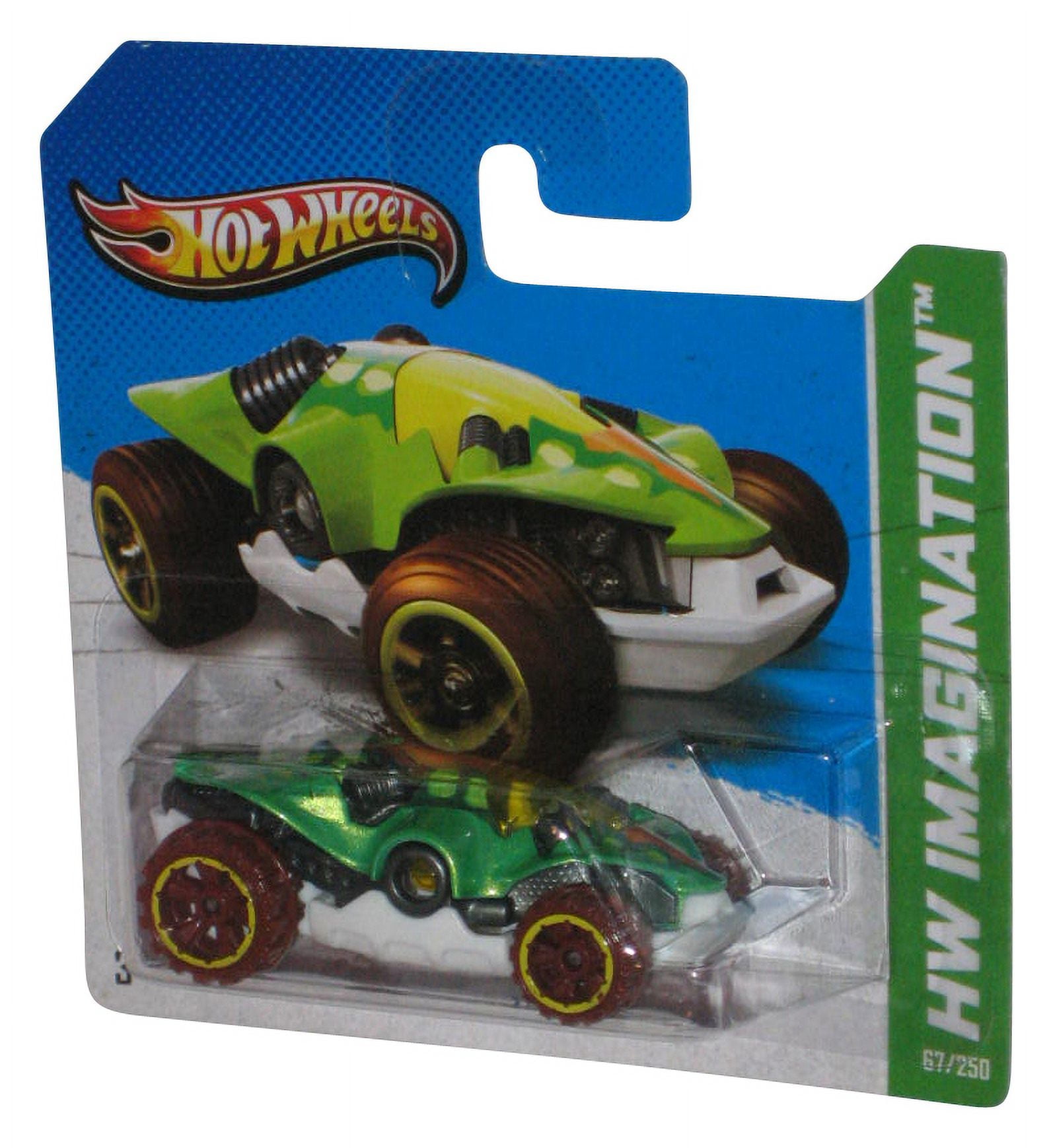Hot Wheels HW Imagination 2012 Green Teku Toy Car 67 250 Short Card Walmart