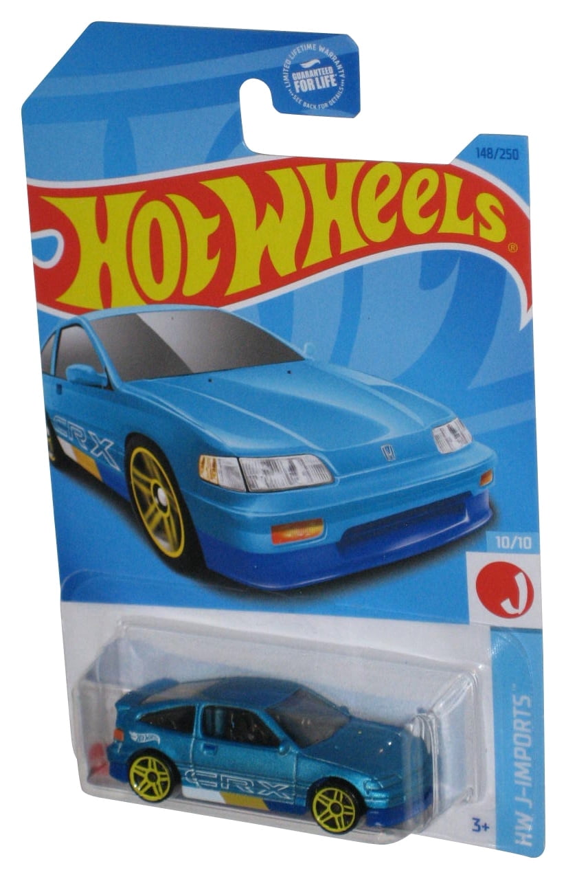 Hot Wheels HW J-Imports 10/10 (2021) Blue '88 Honda CR-X Car 148