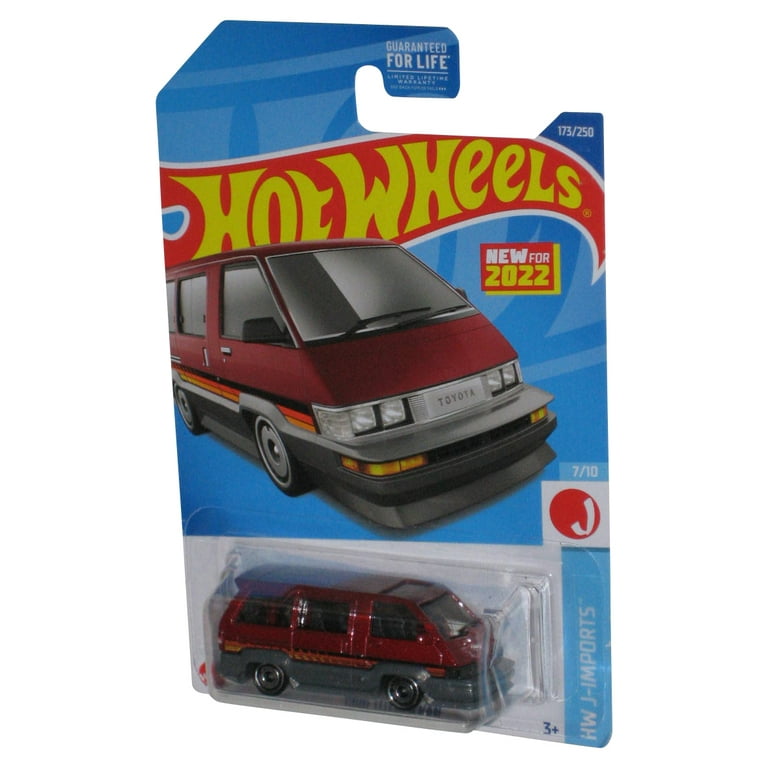 Hot Wheels HW J-Imports 7/10 (2022) Red 1986 Toyota Van Toy
