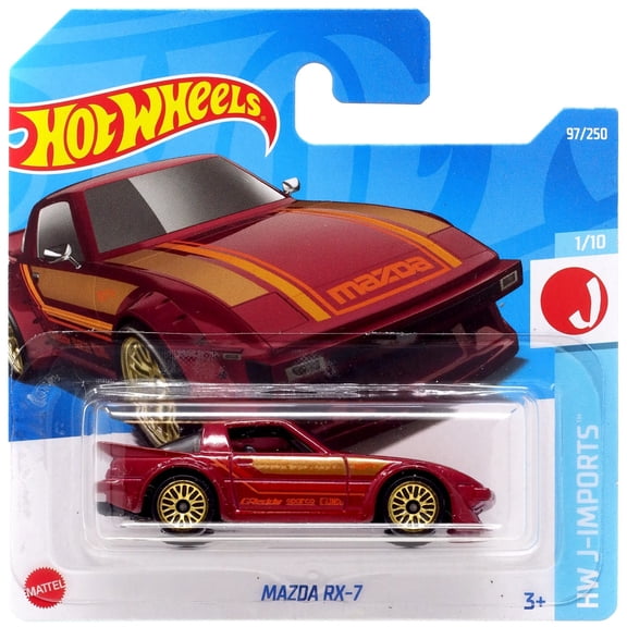 Hot Wheels HW J-Imports Mazda RX-7 Diecast Car