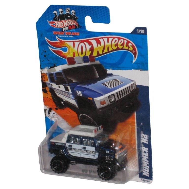 HOT WHELLS   ハマー Hot Wheels HW Main Street 1/10 (2010) Hummer H2 Blue & White