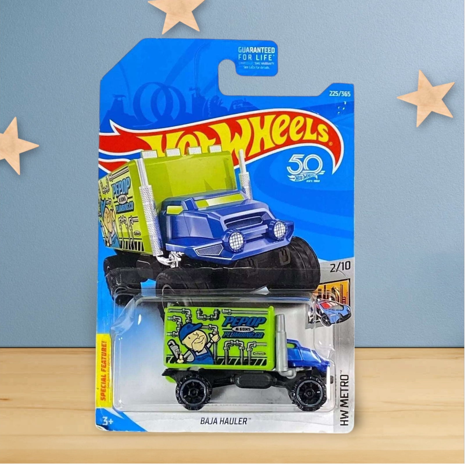Hot Wheels HW Metro 2 10 2017 Baja Hauler Green Toy Car 225 365 Pepop Sons Plumbing Co
