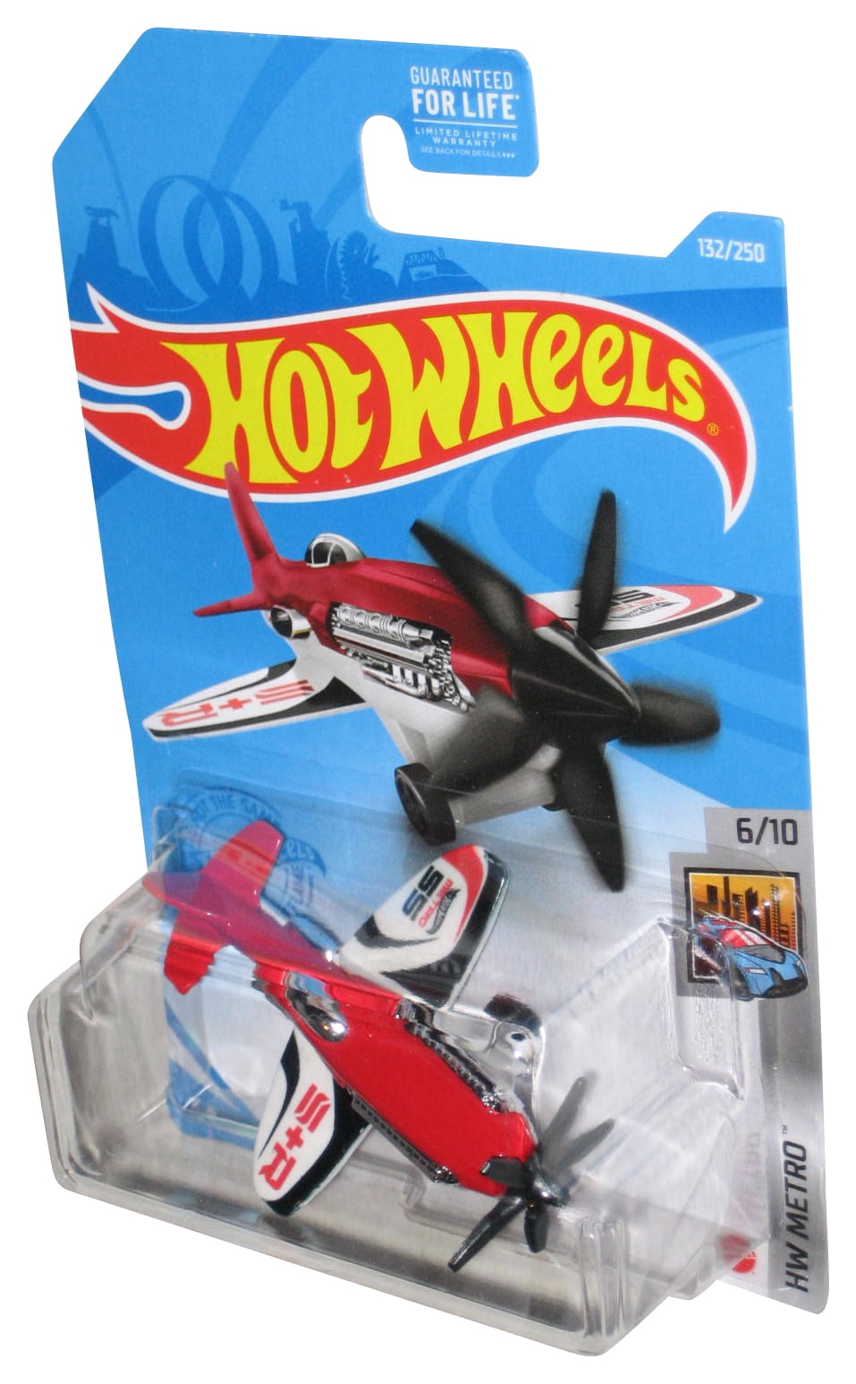 Hot Wheels HW Metro 6/10 (2020) Mad Propz Plane Red Toy 132/250