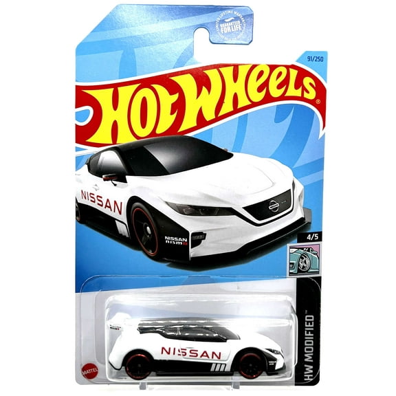 Hot Wheels HW Modified Nissan Leaf Nismo RC_02 Diecast Car (White)