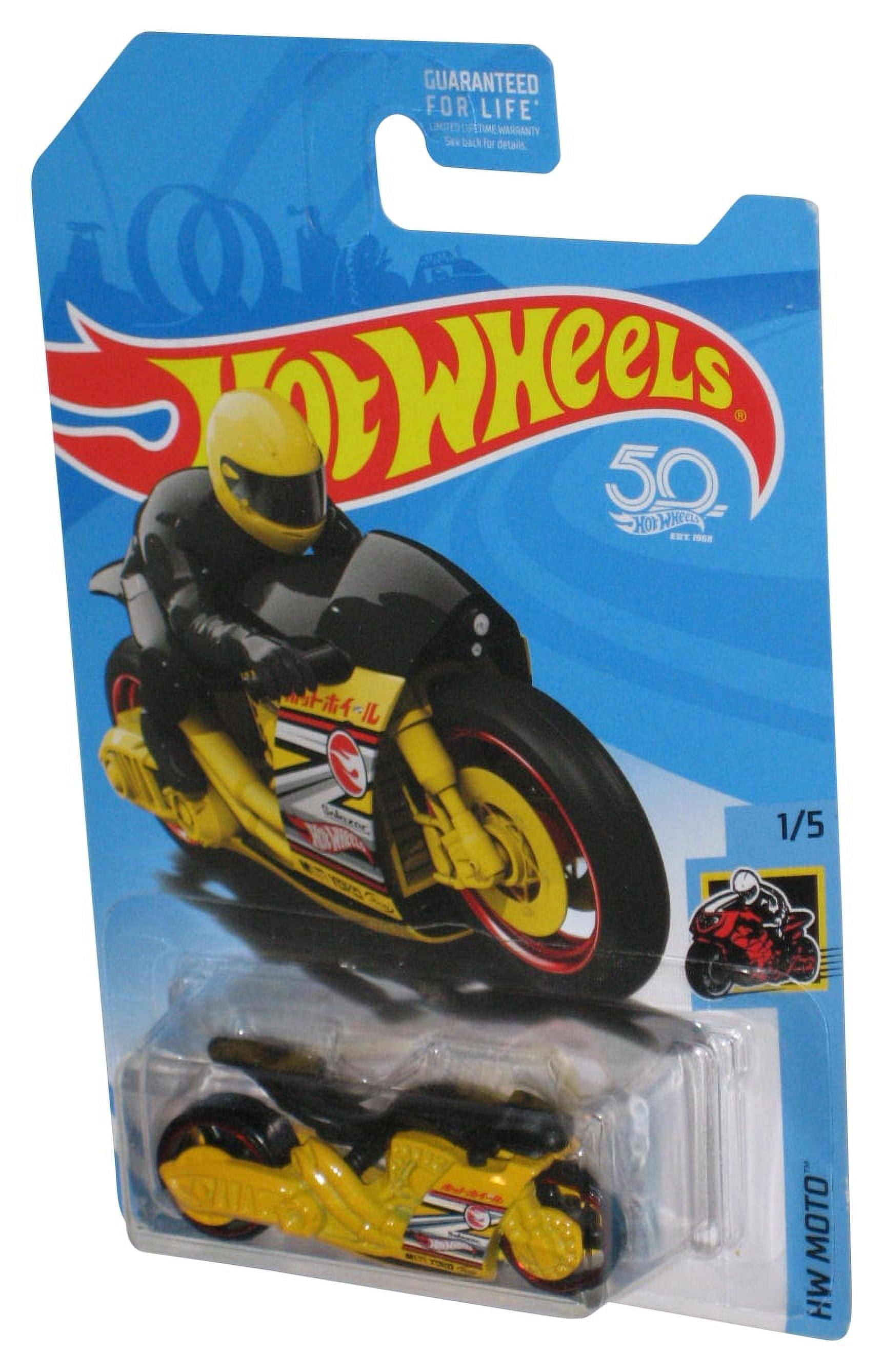 Hot Wheels HW Moto 1 5 2017 Yellow Street Stealth Motorcycle Bike Toy 1 5 Walmart