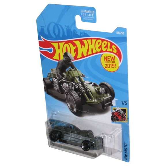 Hot Wheels HW Moto 1/5 (2019) Green Moto Wing Toy Car 88/250