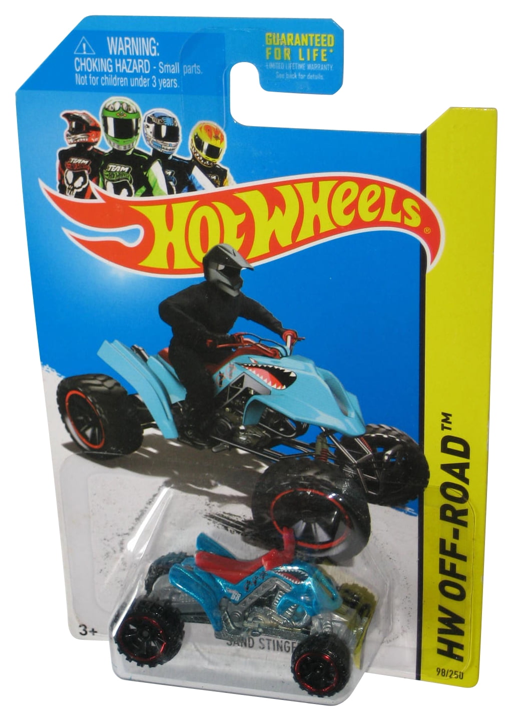 Hot Wheels HW Off-Road (2013) Blue & Red Sand Stinger Toy 98/250 ...