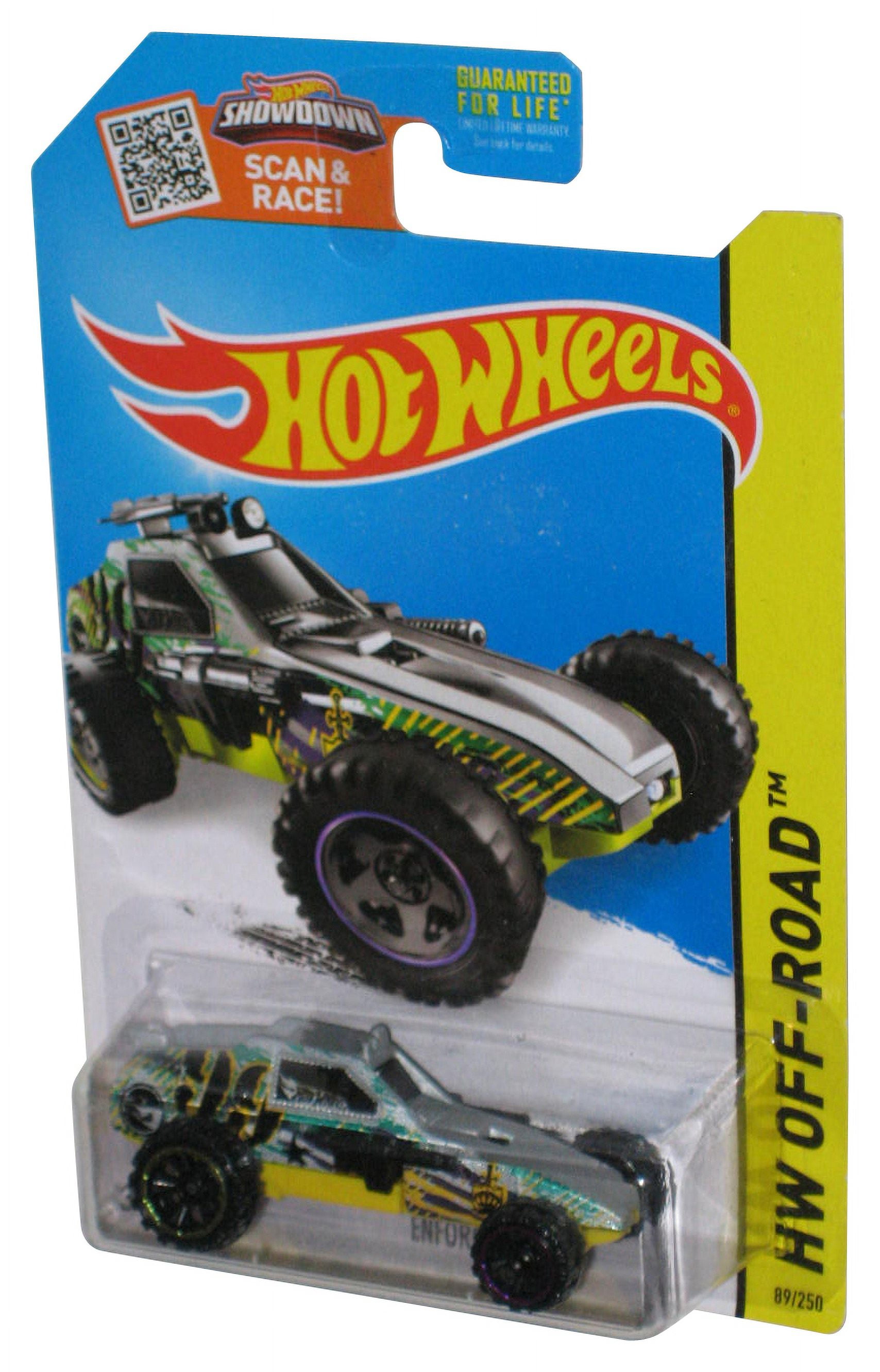 Hot Wheels HW Off-Road (2013) Green & Silver Enforcer Toy Car 89