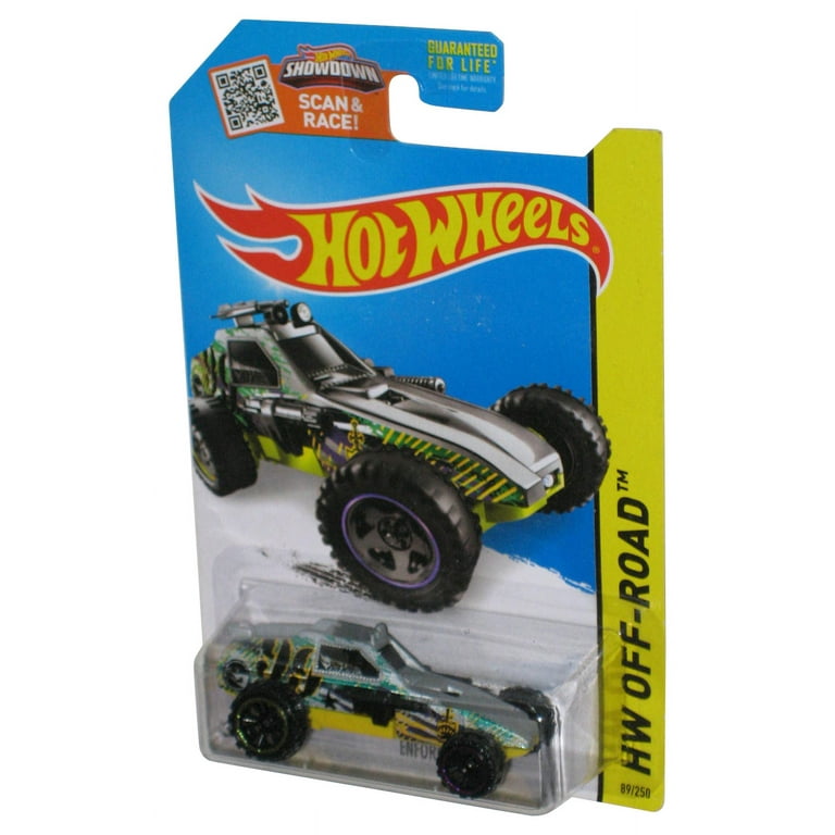 Hot Wheels HW Off-Road (2013) Green & Silver Enforcer Toy