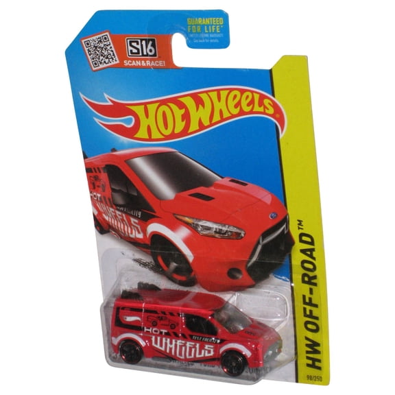 Hot Wheels HW Off-Road (2013) Red Ford Transit Connect Toy Car 98/250