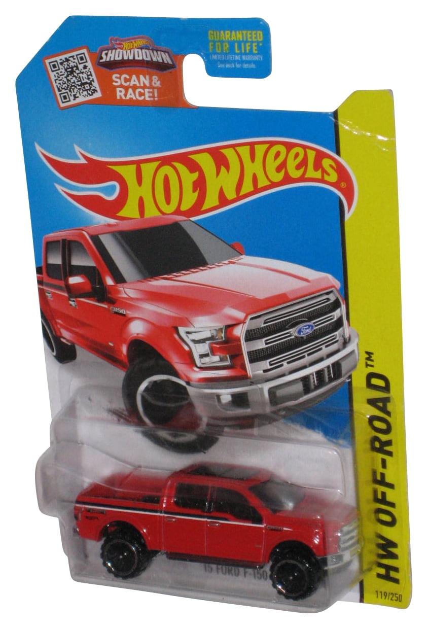 Hot Wheels HW Off-Road (2015) Red '15 Ford F-150 Toy Truck 119/250