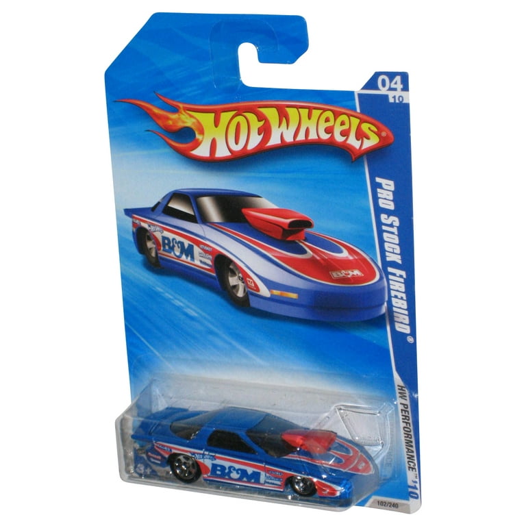 Hot Wheels HW Performance 10 Blue Red Pro Stock Firebird Car 102 240