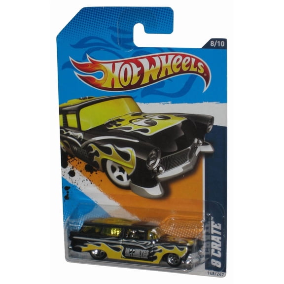 Hot Wheels HW Performance '12 8/10 Black 8 Crate Car Toy 148/247