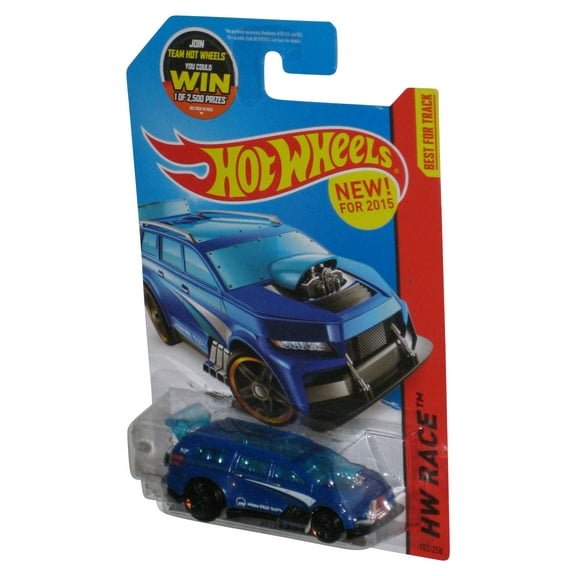 Hot Wheels HW Race (2015) Blue Nitro Tailgater Toy Car 153/250