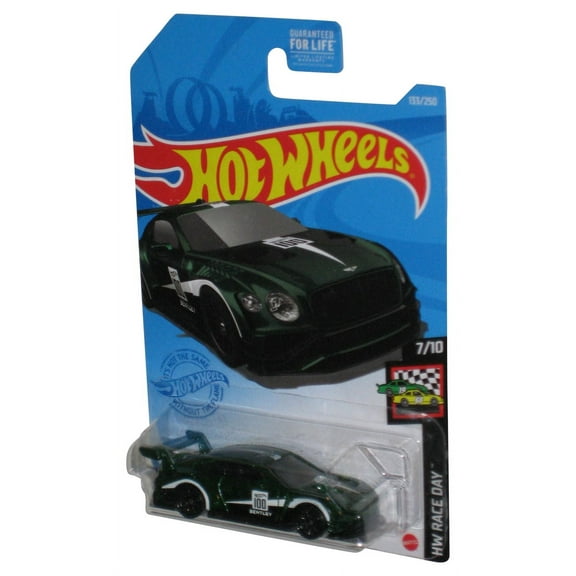 Hot Wheels HW Race Day 7/10 (2020) Green 2018 Bentley Continental GT3 Car 133/250
