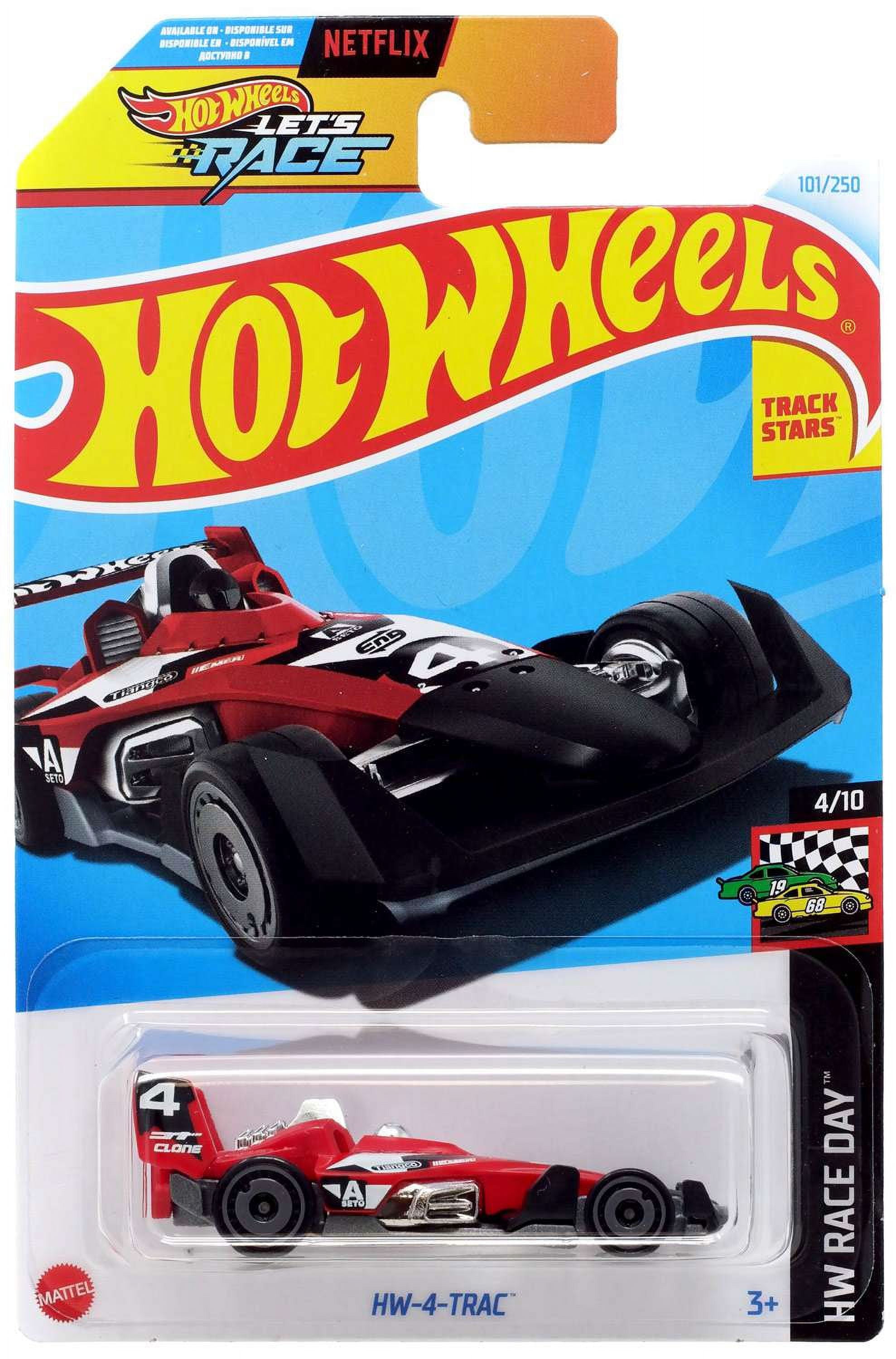 Hot Wheels HW Race Day HW-4-TRAC Diecast Car - Walmart.com