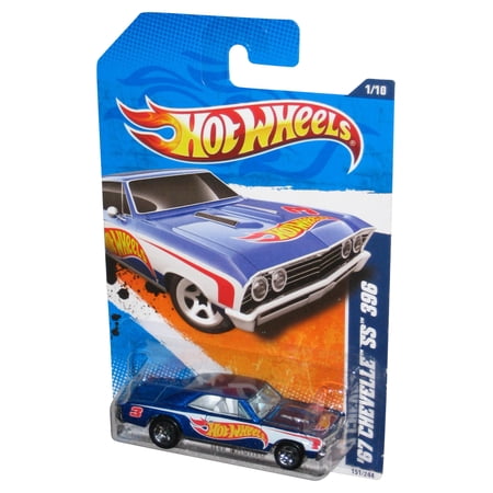 Hot Wheels HW Racing '11 Blue '67 Chevelle SS 396 Toy Car 151/244