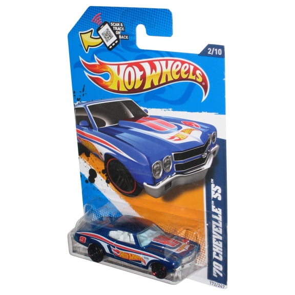 Hot Wheels HW Racing '12 2/10 (2011) Blue '70 Chevelle SS Toy Car 172/247