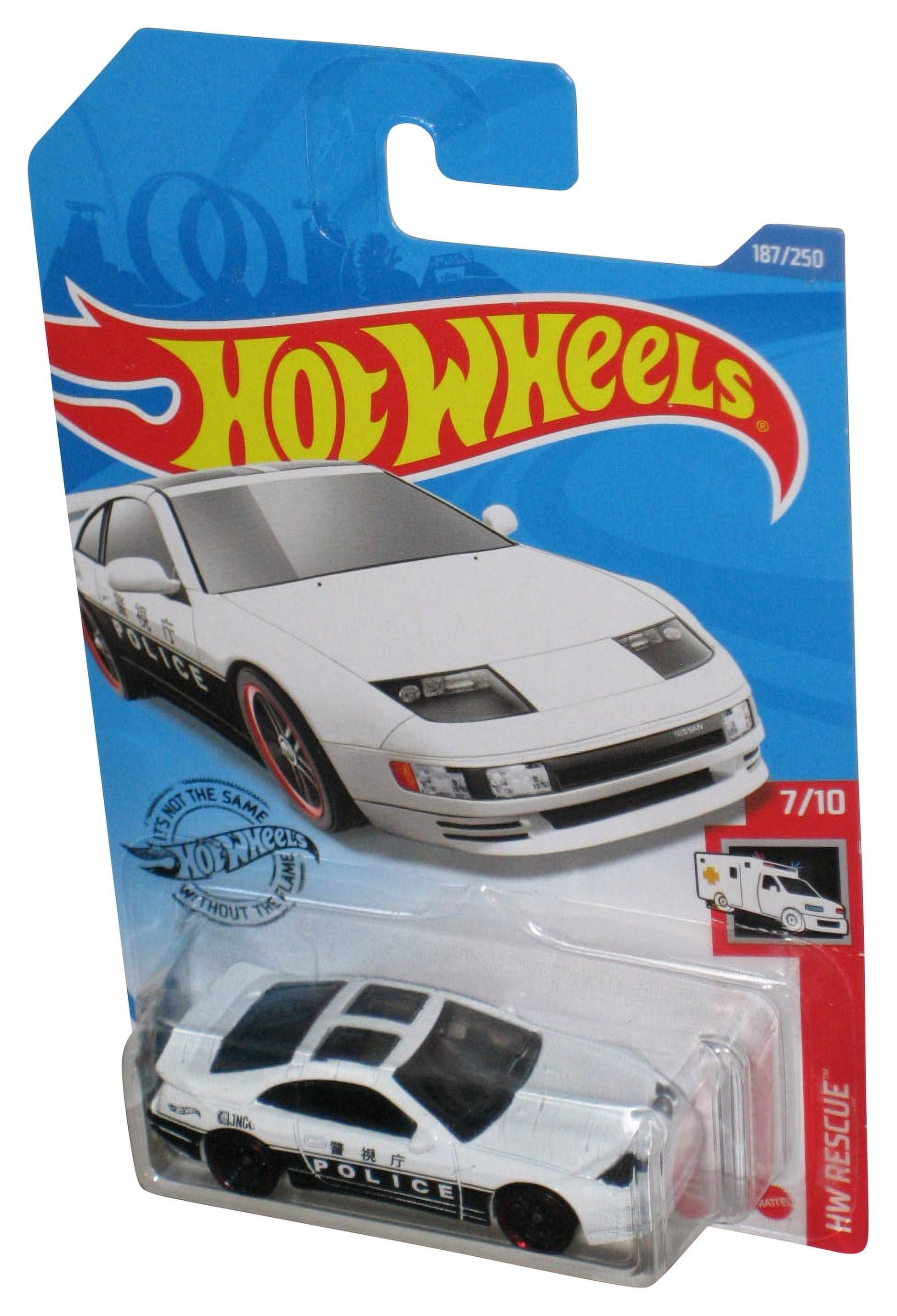 Hot Wheels HW Rescue 7/10 (2018) White Nissan 300ZX Twin Turbo Toy