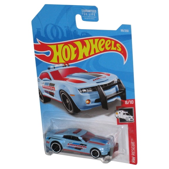 Hot Wheels HW Rescue 8/10 (2017) Blue '10 Camaro SS Car 99/250