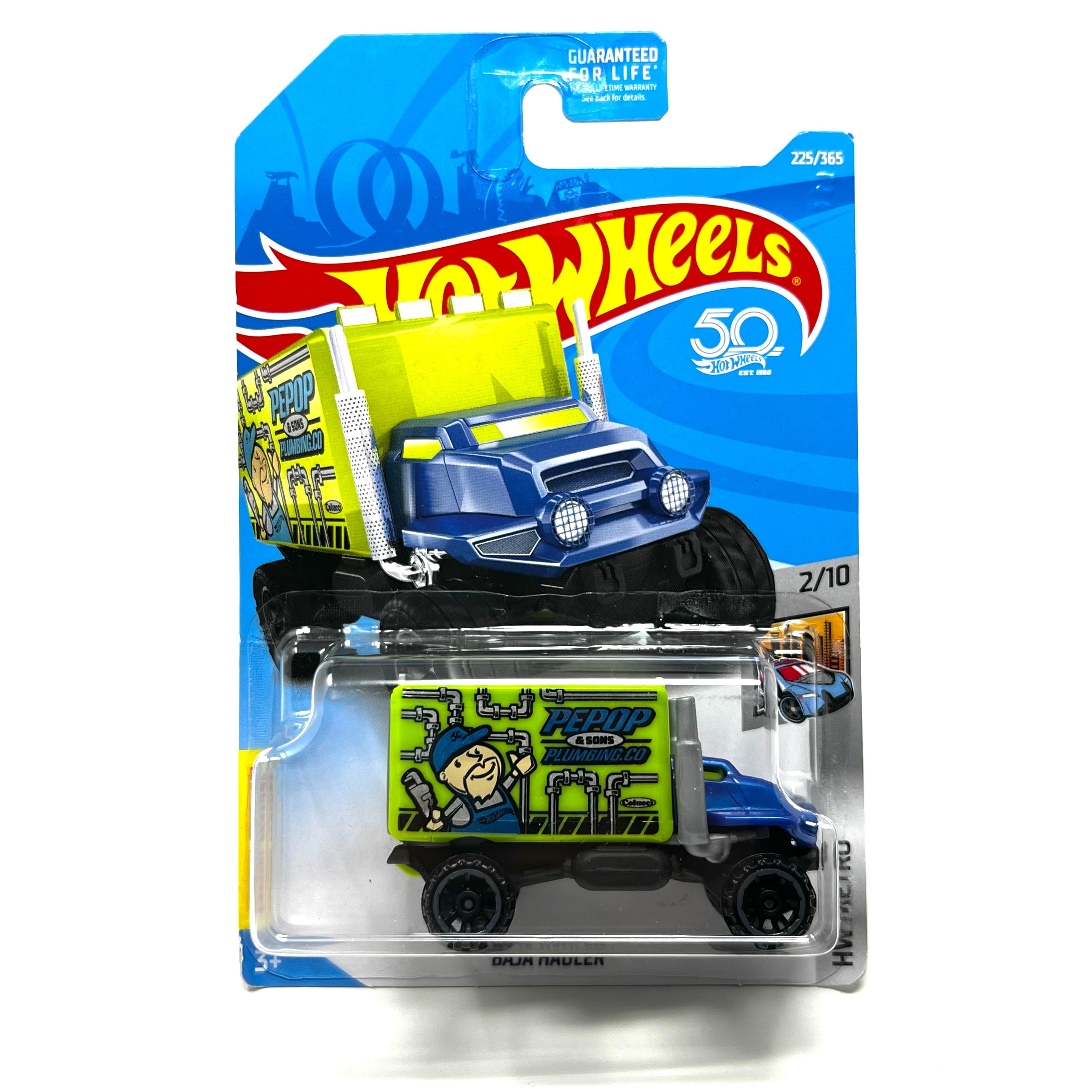 Hot Wheels HW Retro Baja Hauler Green Blue