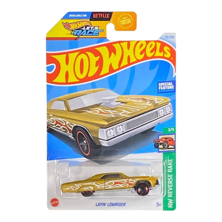 Hot Wheels Layin' Lowrider - HW Reverse Rake Series 3/5 - Walmart.com