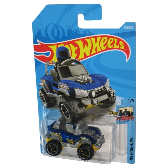 Hot Wheels HW Ride-Ons 1/5 (2017) Blue Bogzilla Toy Car 135/250