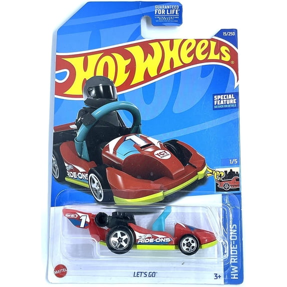 Hot Wheels Let's GO HW Ride-Ons 1/5 15/250 - Assorted