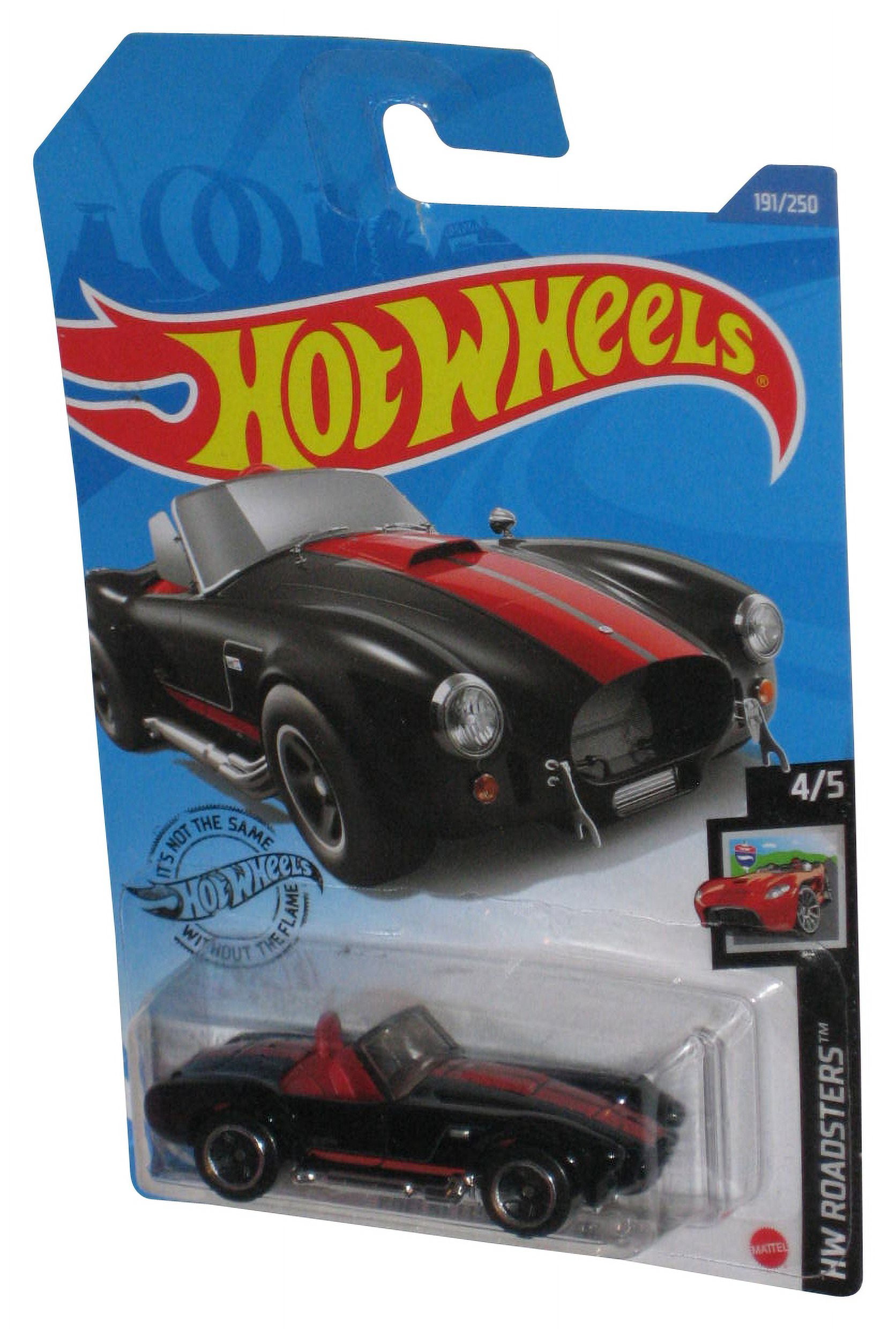 Hot Wheels HW Roadsters 4/5 (2018) Black Shelby Cobra 427 S/C Toy Car 191/250